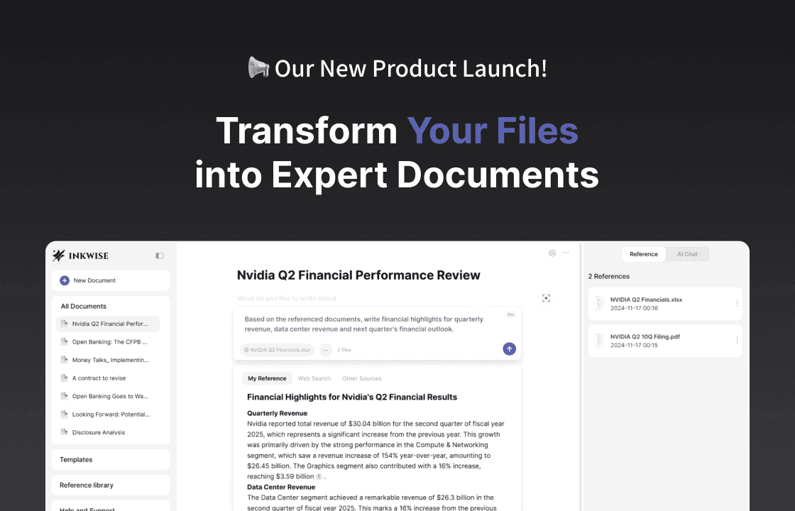 Wir stellen Inkwise vor: Der KI-Schreibassistent für Profis