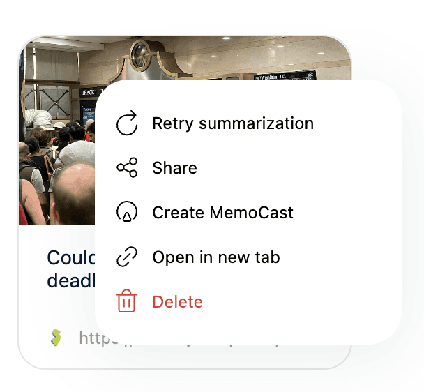 getting started with memocast