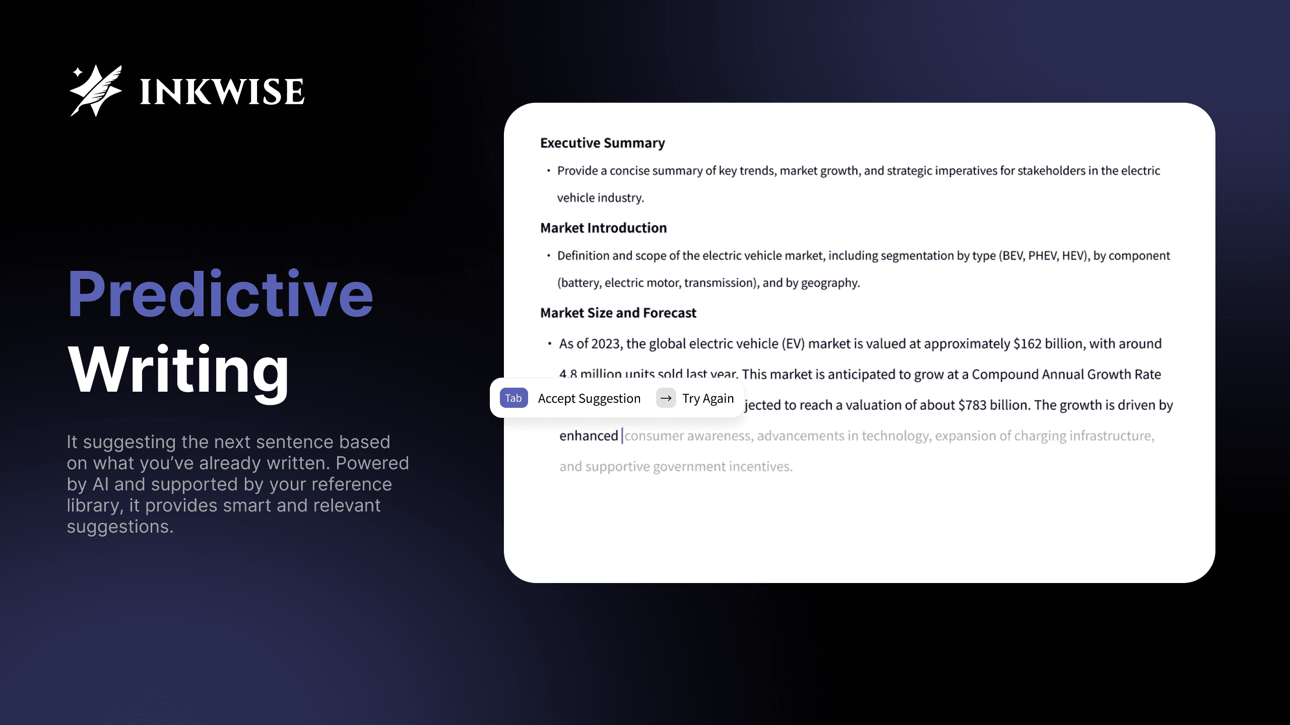 introducing inkwise the ai writing assistant built for professionals