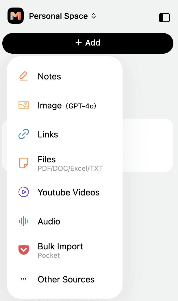 how to import from pocket to mymemo